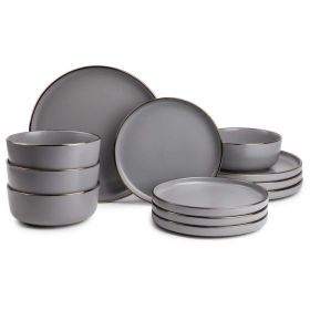 12-piece crockery and tableware set