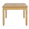 TREXM 6-Piece Retro 72'L Rectangular Dining Table Set with 4 Drawers, 4 Upholstered Chairs & 1 Bench for Dining Room (Natural Wood Wash)