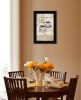 "Sit Long, Talk Much" by Artisan Trendy Decor 4U, Ready to Hang Framed Print, Black Frame