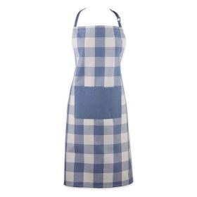 Household Using Tri Color Check Chef Apron (Color: As pic show, type: Style E)