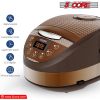 5 Core 5.3Qt Asian Rice Cooker Digital Programmable 15-in-1 Ergonomic Large Touch Screen Electric Multi Cooker Slow Cooker Steamer Pot Warmer 11 Cups